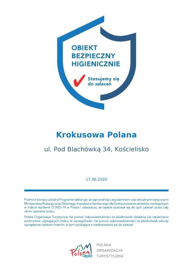 Krokusowa Polana Кошелско Екстериор снимка